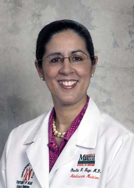 Onelia Lage, M.D., was recently appointed to a four-year term on the Florida Board of Medicine.