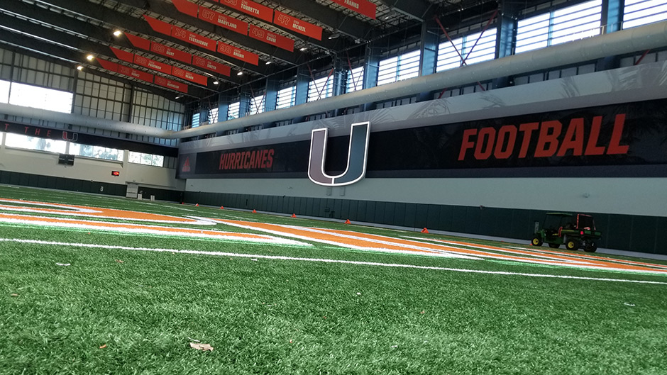 Carol Soffer Indoor Practice Facility – University of Miami Athletics