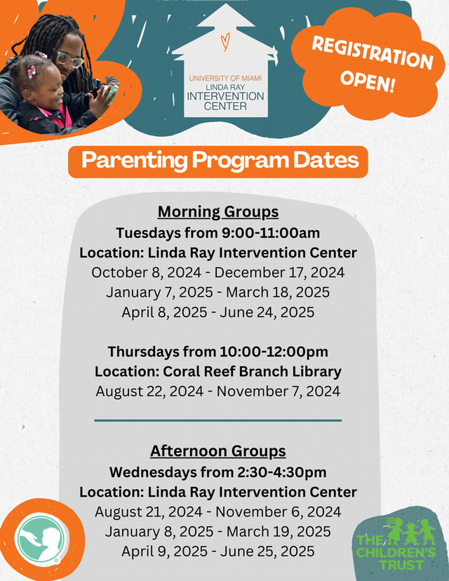 parent program flyer dates