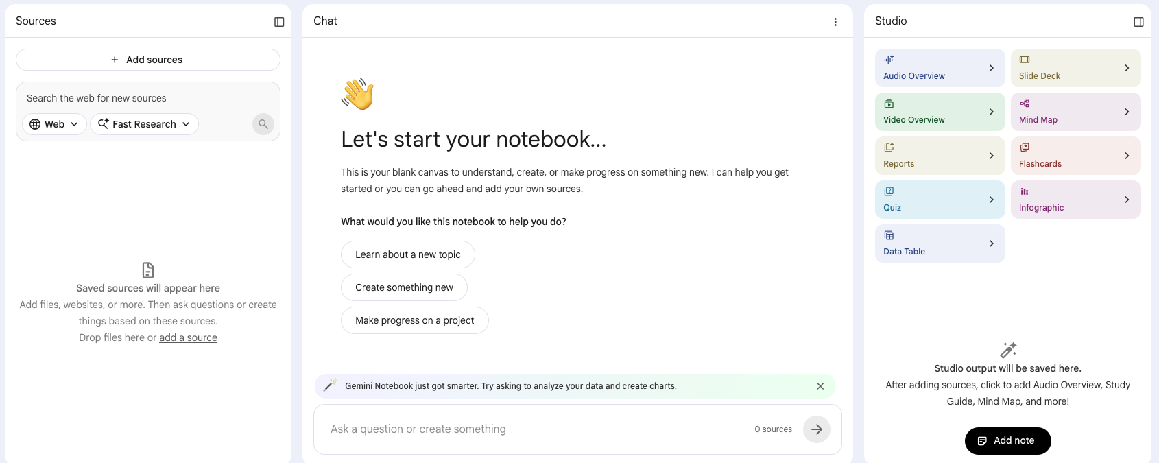 Gemini Notebook