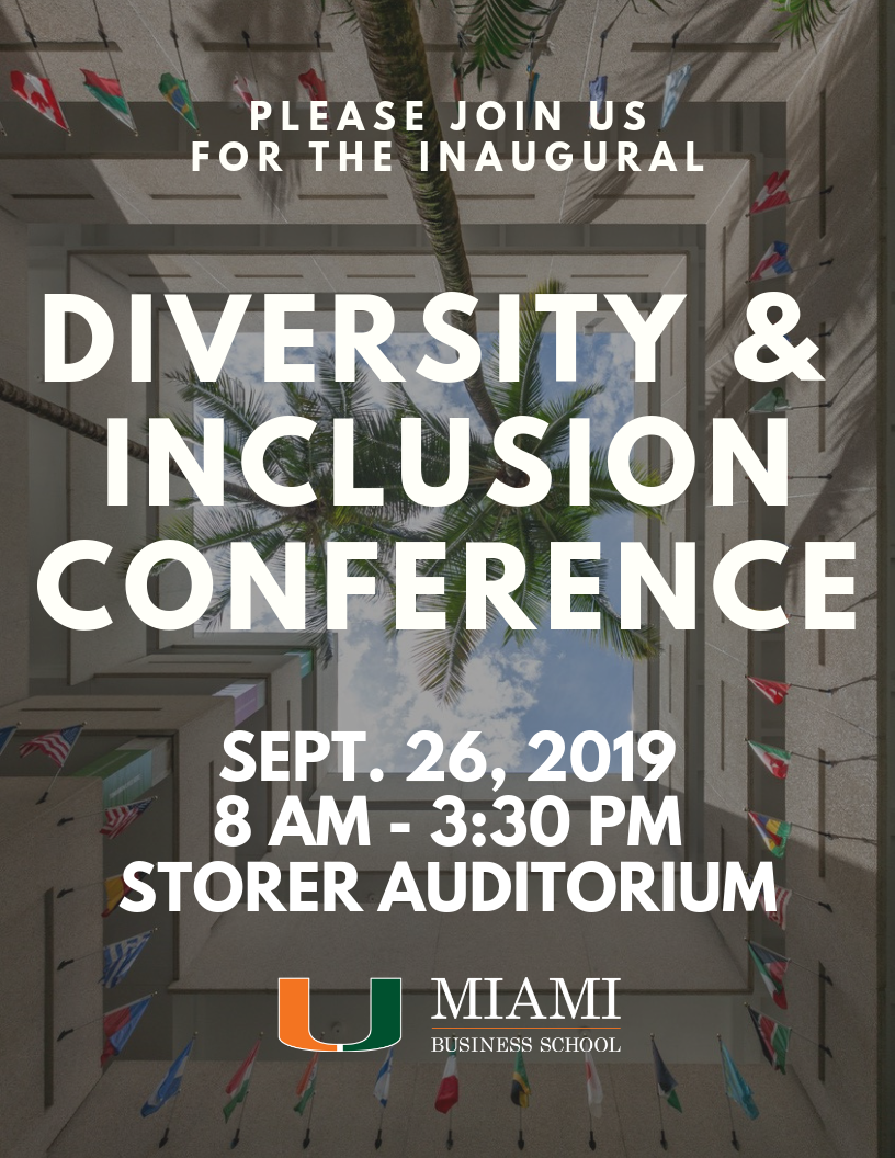 Invitation to Diversity & Inclusion Conference at Miami Business School
