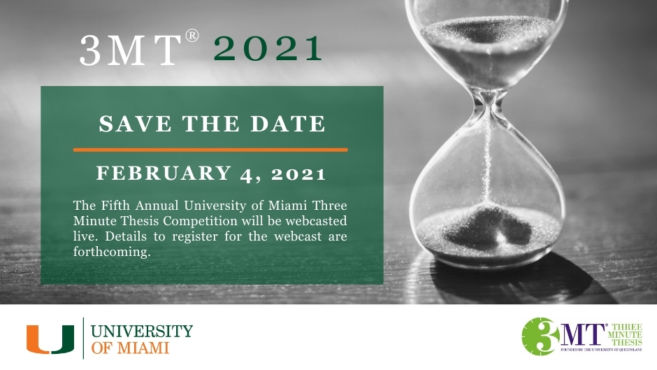 3MT 2021 will be on february 4