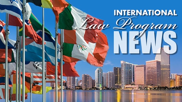 Inernational Law Program News