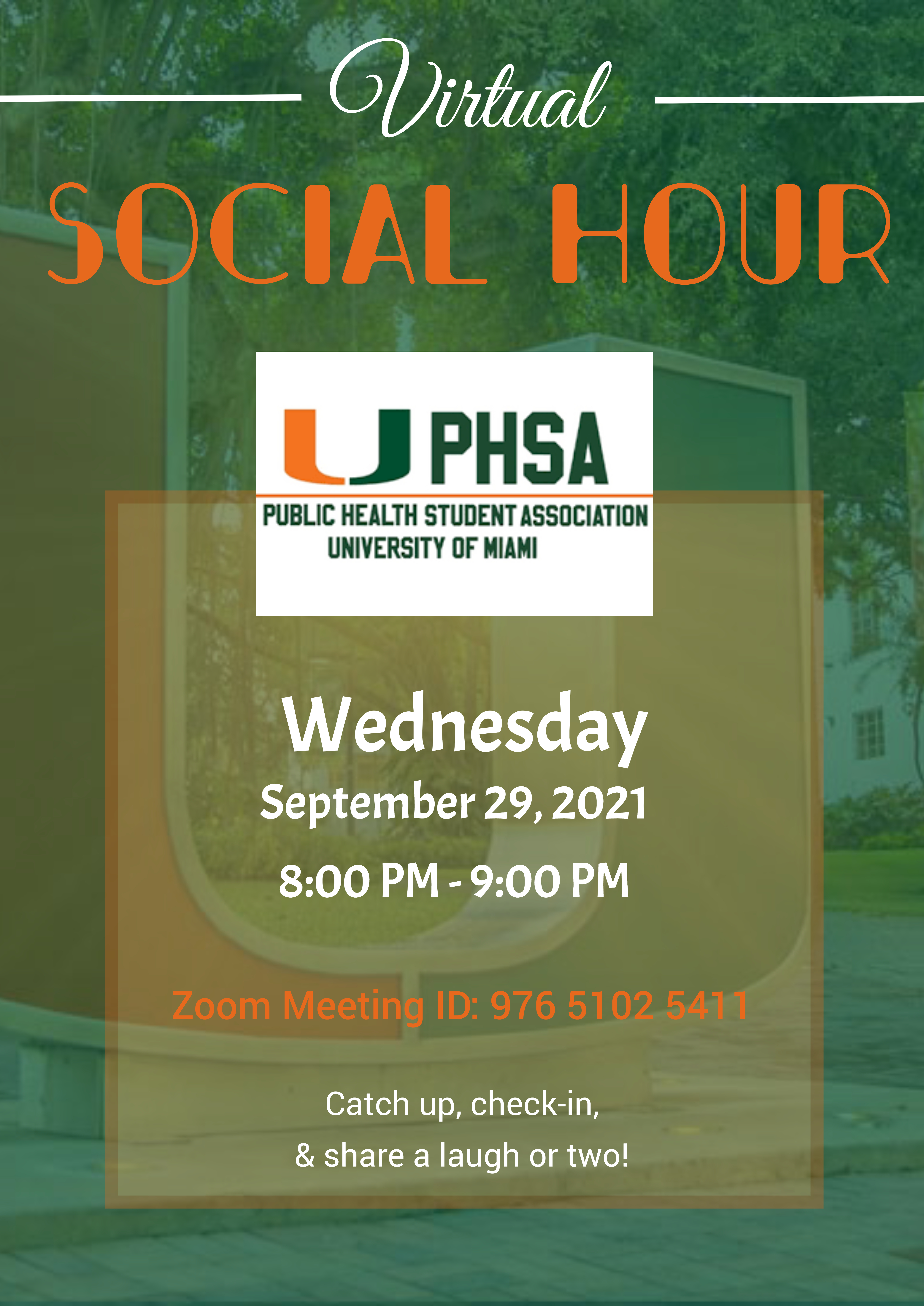 PHSA Virtual Social Hour