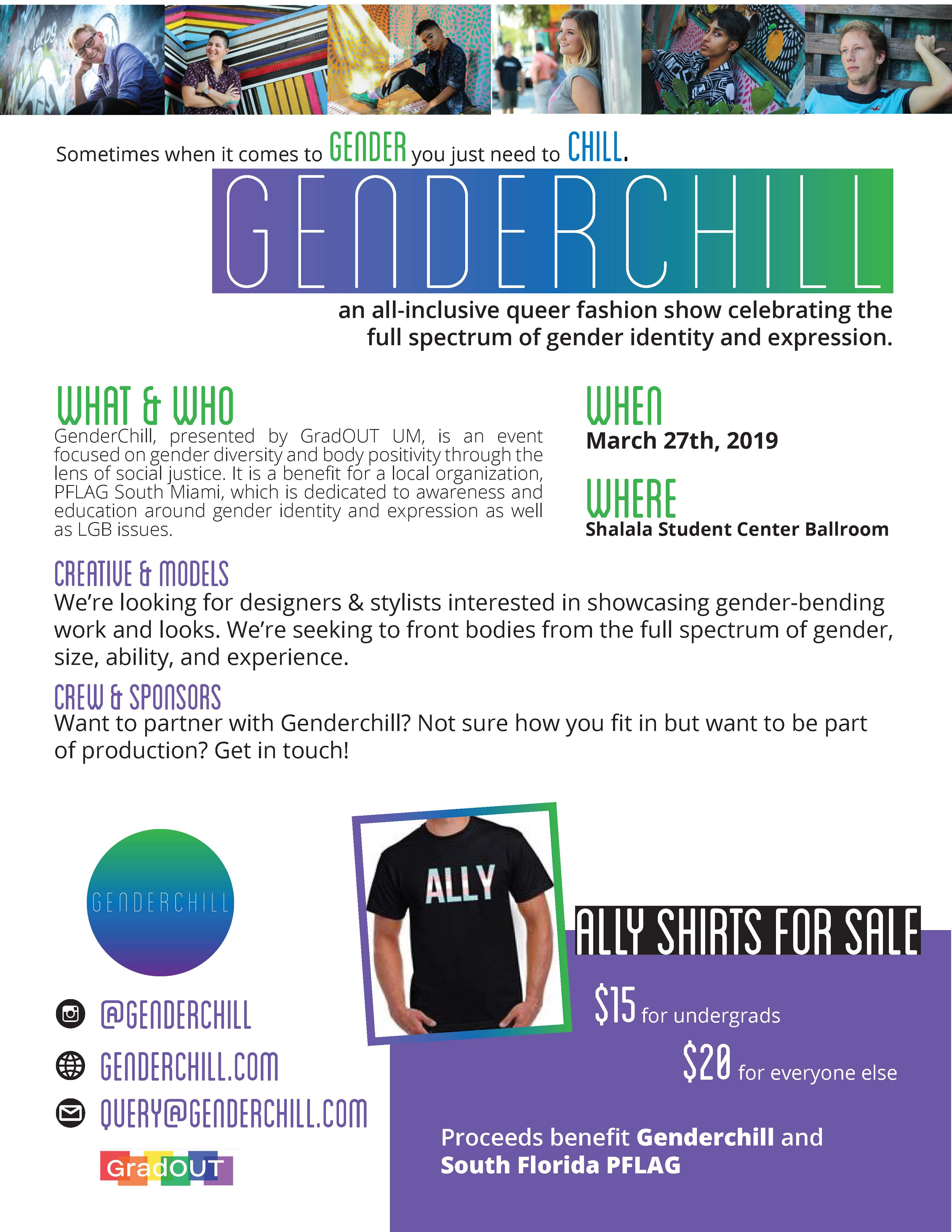 GenderChill TShirt Sale Info